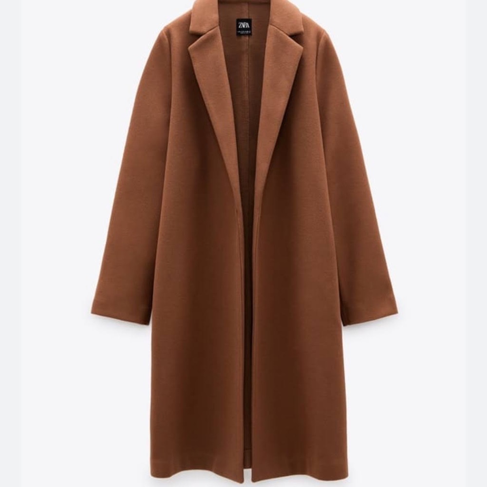 H&M camel trench coat